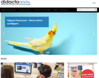 Website didacta DIGITAL zum Lernen mit digitalen Medien