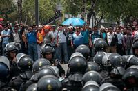 demonstration, mexiko, education, reform